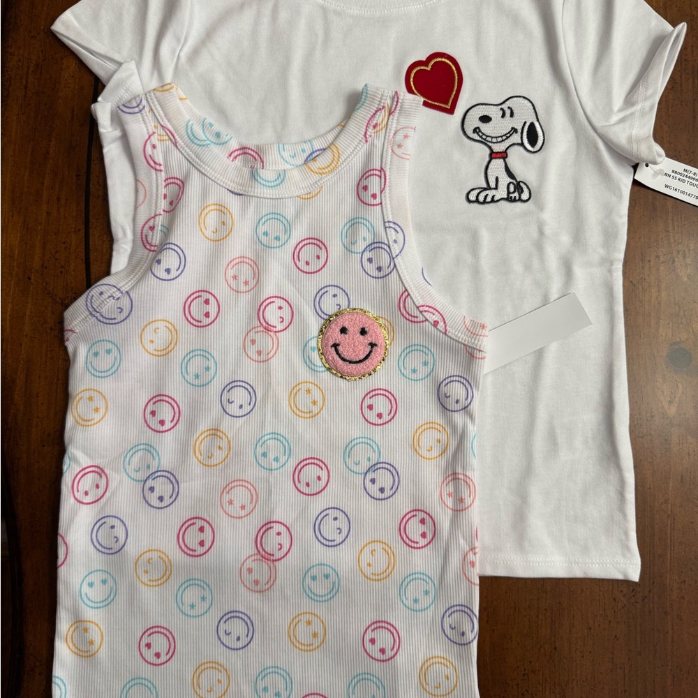 Smiley Face Tank Top for Kids